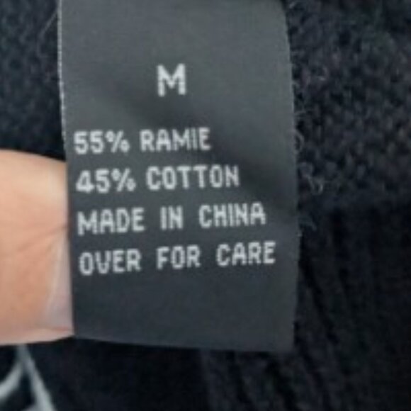 IZ Byer black and white striped sweater - Picture 7 of 7